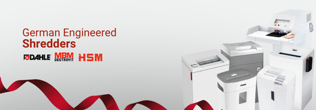 Comparing Shredders from German Brands HSM, MBM Destroyit and Dahle