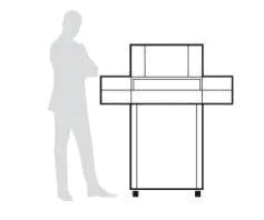 The image of MBM Destroyit 4107 Strip Cut Shredder (1/4 inch)