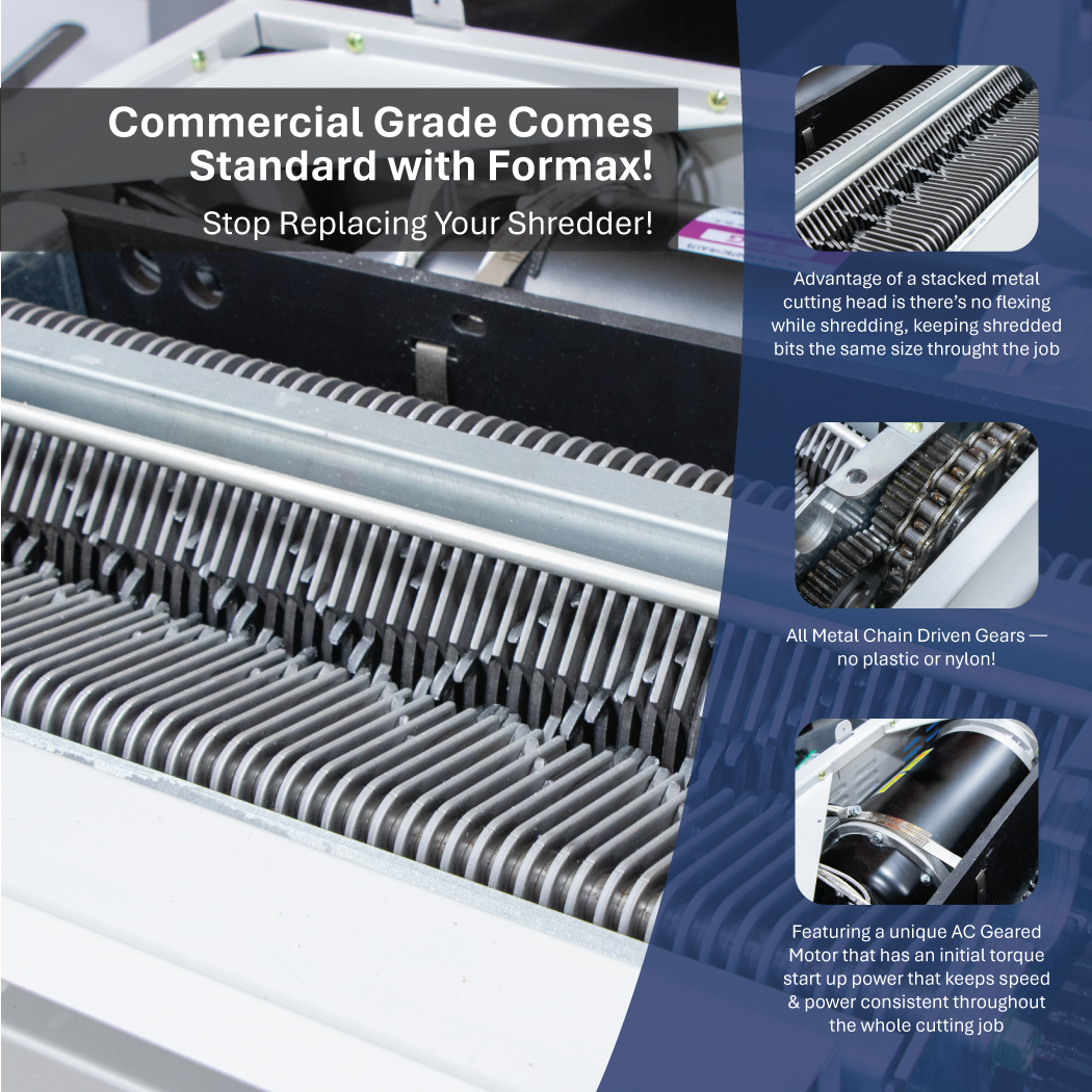 Formax FD 8652CC Cross-Cut AutoOiler Shredder