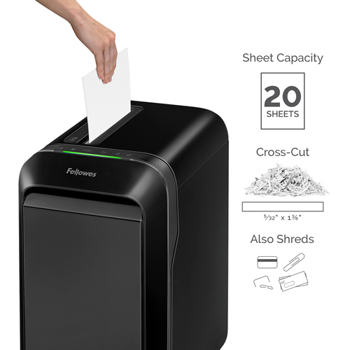 The image of Fellowes Powershred LX 190 Cross Cut Shredder