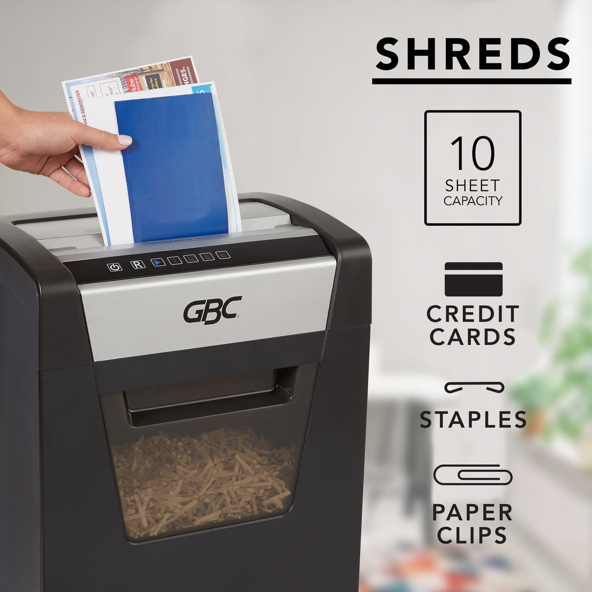 Image of GBC ShredMaster SM10-06 High Security Shredder