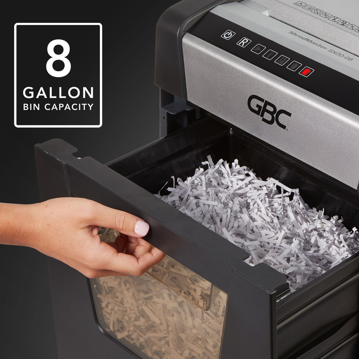 Image of GBC ShredMaster SX20-08 Micro Cut Shredder