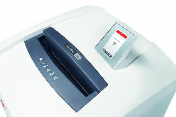 The image of HSM Securio P40i Level P-7 Micro Cut Shredder with OMDD Slot