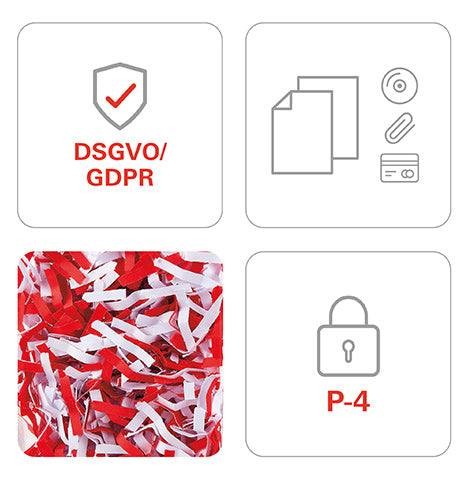 HSM Securio P36i Level P-4 Cross Cut Shredder