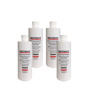 The image of MBM Destroyit Shredder Oil - 1 Pint Bottle (4 units per carton)
