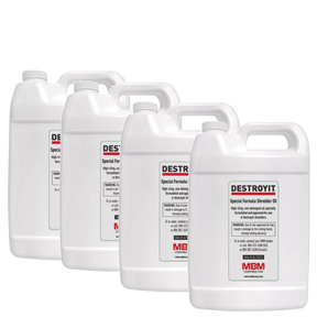 The image of MBM Destroyit Shredder Oil for Auto-Oilers - 1 Gallon Bottle (4 units per carton)