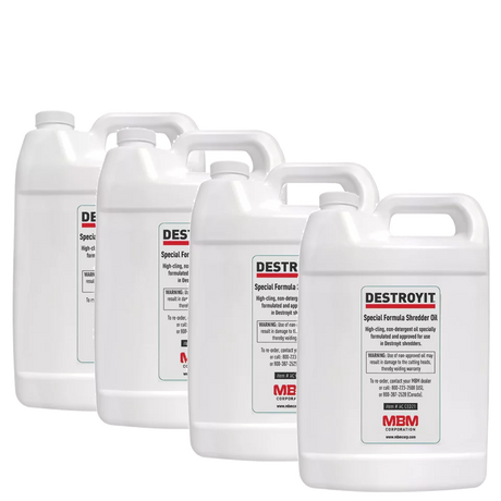 The image of MBM Destroyit Shredder Oil for Auto-Oilers - 1 Gallon Bottle (4 units per carton)