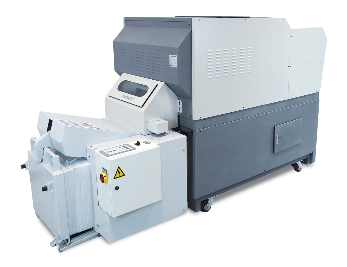 Formax FD 8906B Cross-Cut Industrial Shredder and Baler – Shredder