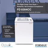 Formax FD 8304CC Cross-Cut Deskside Shredder
