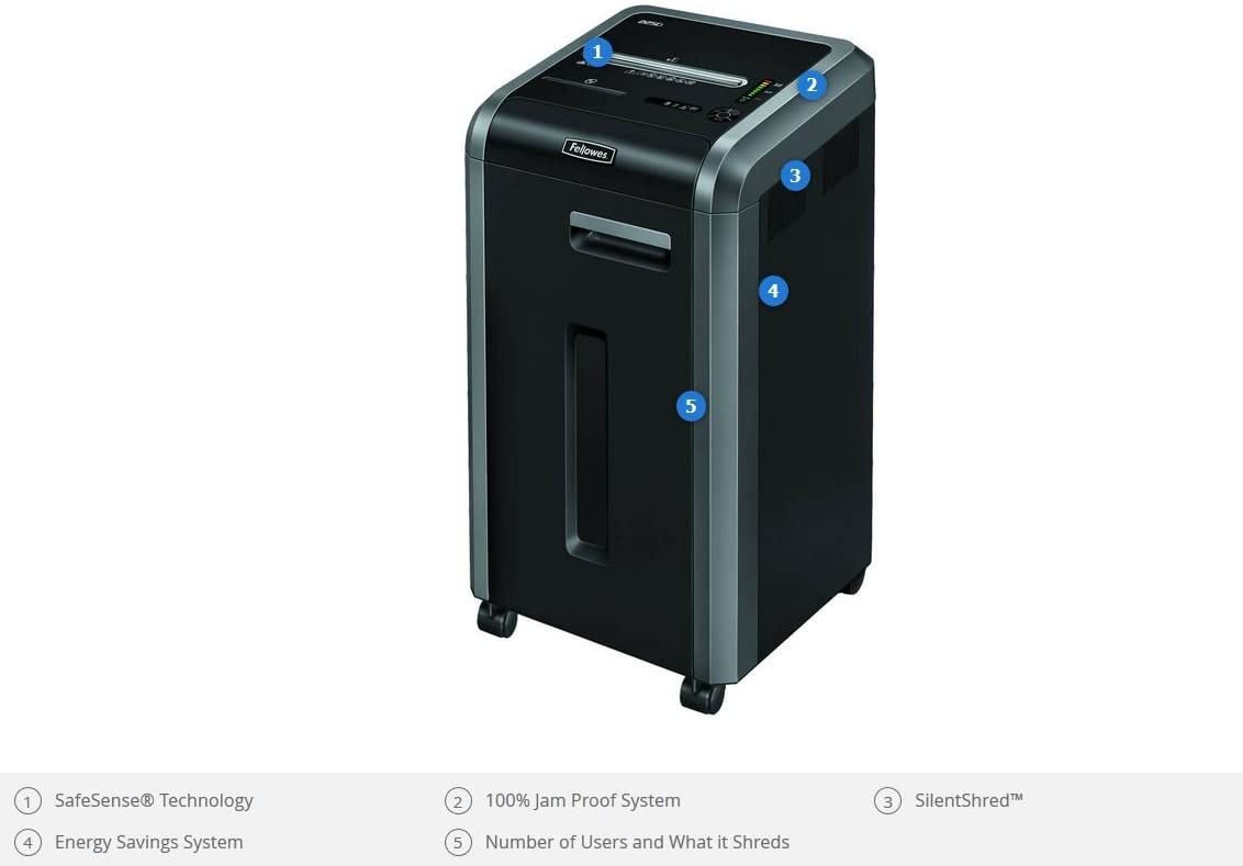 The image of Fellowes Powershred 225Ci Cross Cut Shredder