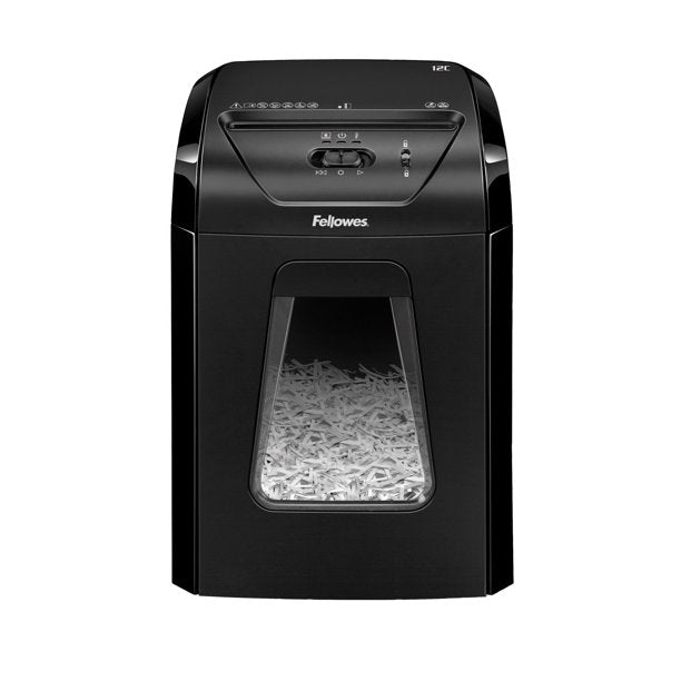 Fellowes Powershred 12C Cross Cut Shredder – Shredder Warehouse
