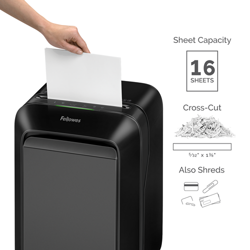 The image of Fellowes Powershred LX 180 Cross Cut Shredder