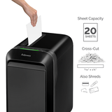 The image of Fellowes Powershred LX 190 Cross Cut Shredder