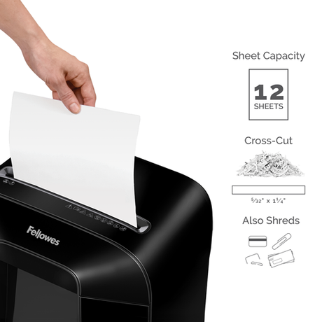 The image of Fellowes Powershred LX 85 Cross Cut Shredder