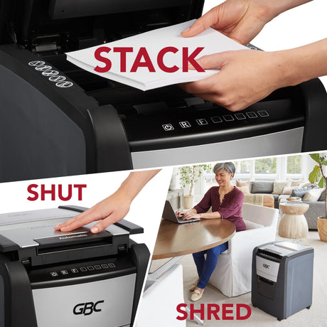 Image of GBC 100X Personal Autofeed+ Shredder