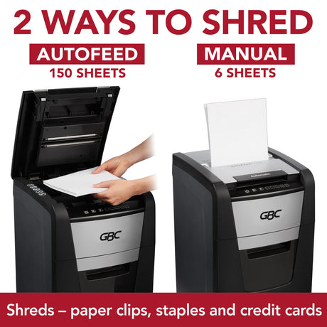 Image of GBC 150X Personal Autofeed+ Shredder