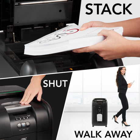 Image of GBC Stack and Shred 300X Autofeed Shredder