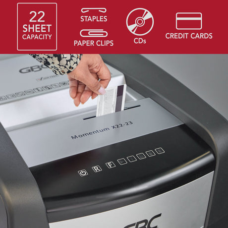 Image of GBC X22-23 Momentum Paper Shredder