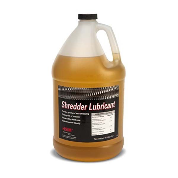 HSM Gallon Shredder Oil - 1 gal - Amber